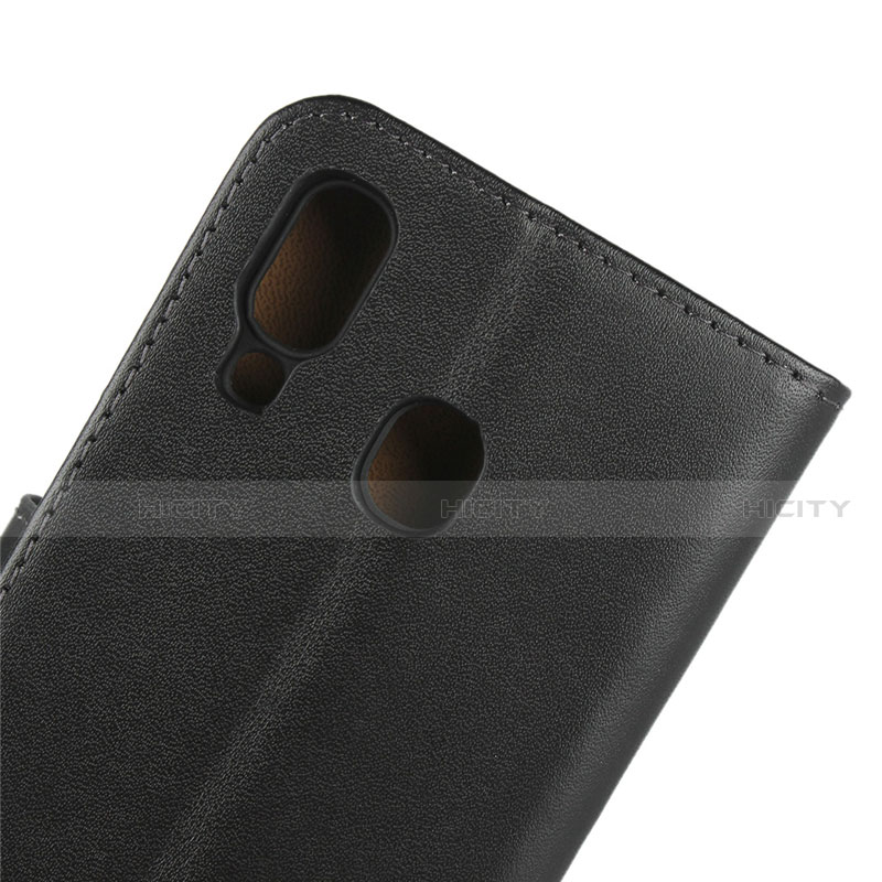 Coque Clapet Portefeuille Livre Cuir pour Samsung Galaxy A40 Noir Plus