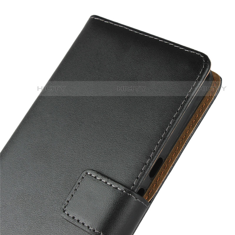Coque Clapet Portefeuille Livre Cuir pour Sony Xperia L3 Noir Plus