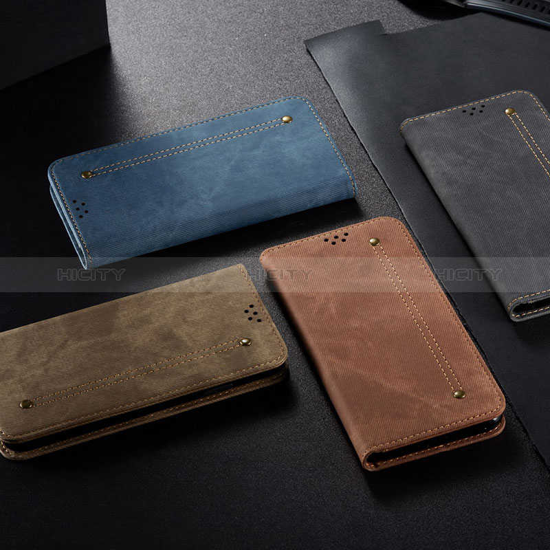 Coque Clapet Portefeuille Livre Tissu B01S pour Samsung Galaxy S20 Plus Plus