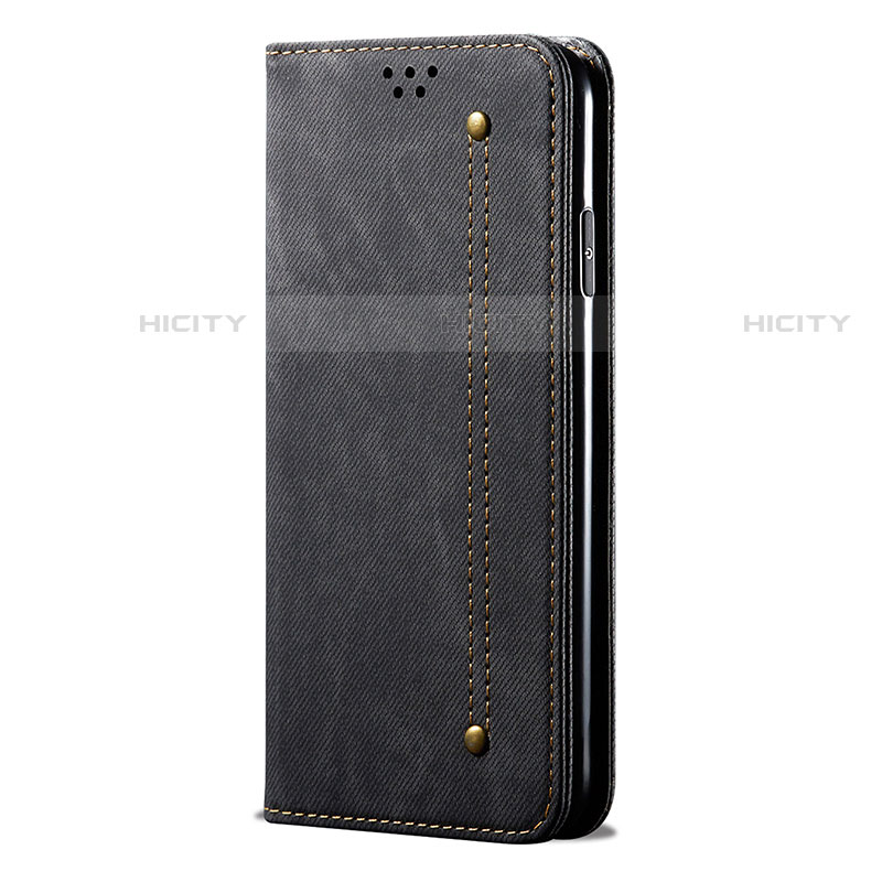 Coque Clapet Portefeuille Livre Tissu B03S pour Samsung Galaxy S21 5G Plus