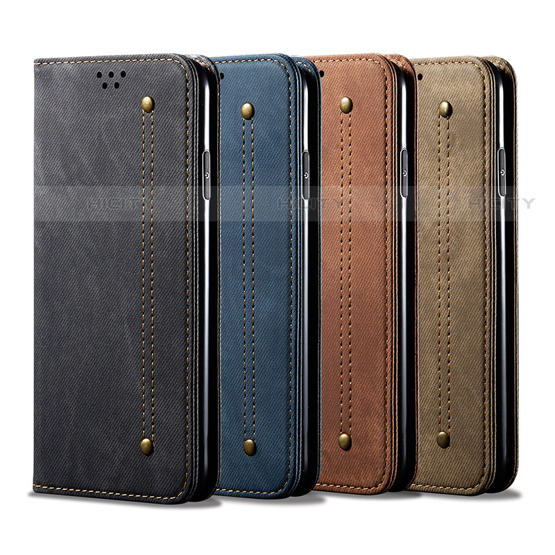 Coque Clapet Portefeuille Livre Tissu B03S pour Samsung Galaxy S23 5G Plus