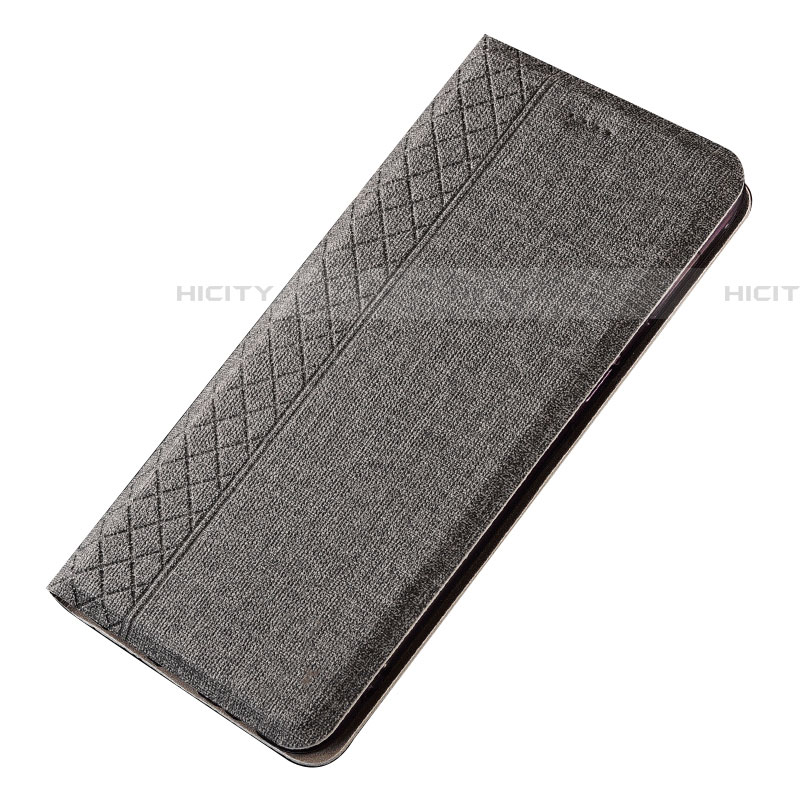 Coque Clapet Portefeuille Livre Tissu H01 pour Samsung Galaxy A70 Plus