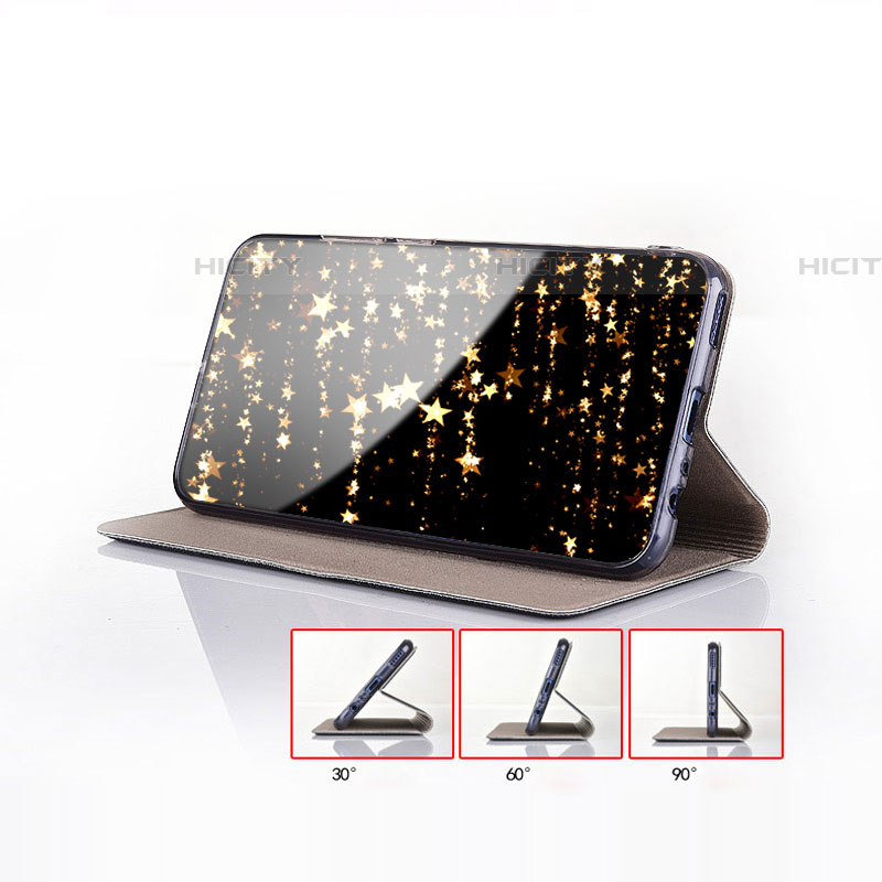 Coque Clapet Portefeuille Livre Tissu H12P pour Samsung Galaxy A03s Plus