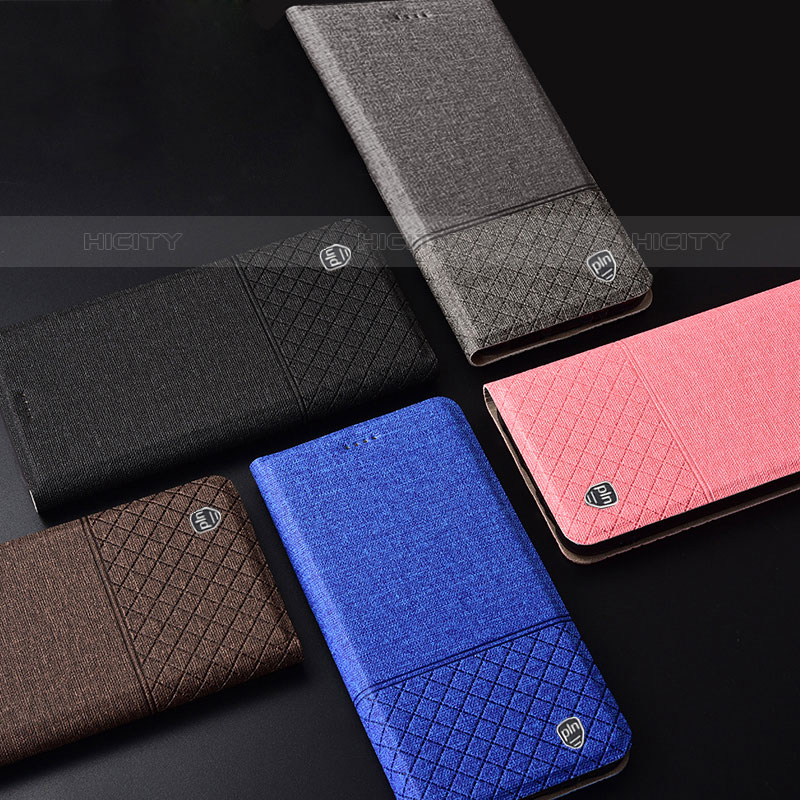 Coque Clapet Portefeuille Livre Tissu H12P pour Samsung Galaxy M23 5G Plus