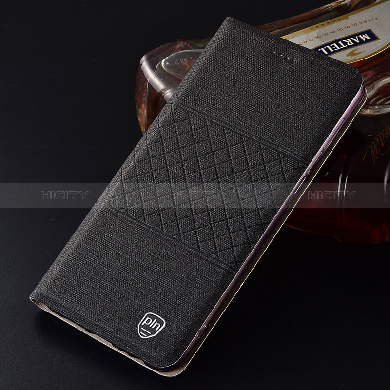 Coque Clapet Portefeuille Livre Tissu H14P pour Samsung Galaxy S25 5G Plus