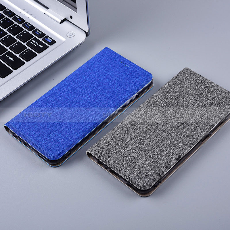 Coque Clapet Portefeuille Livre Tissu H21P pour Samsung Galaxy Note 10 5G Plus