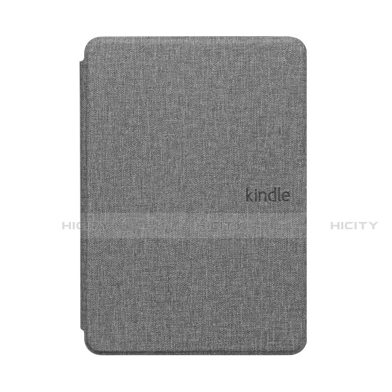 Coque Clapet Portefeuille Livre Tissu L01 pour Amazon Kindle 6 inch Plus