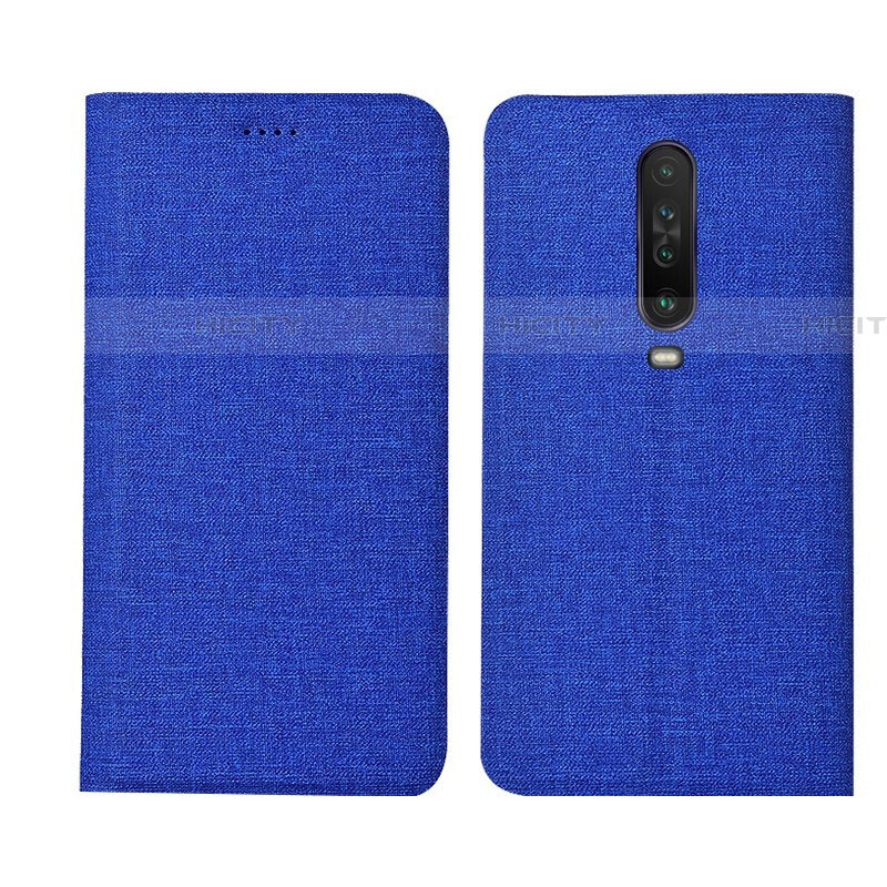 Coque Clapet Portefeuille Livre Tissu L01 pour Xiaomi Redmi K30 5G Plus