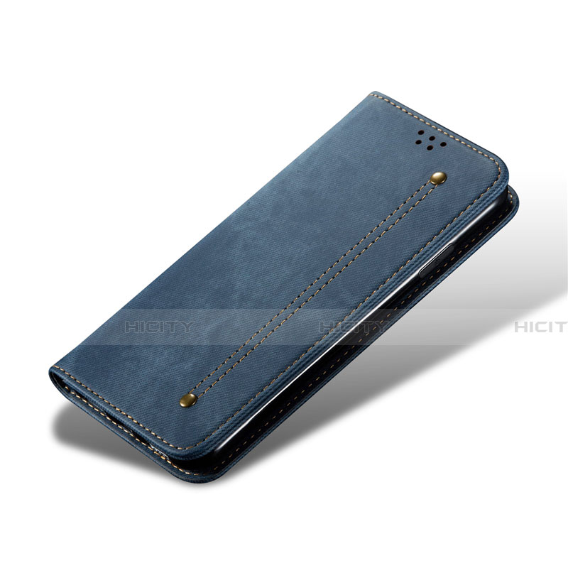 Coque Clapet Portefeuille Livre Tissu pour Huawei Honor 30 Plus
