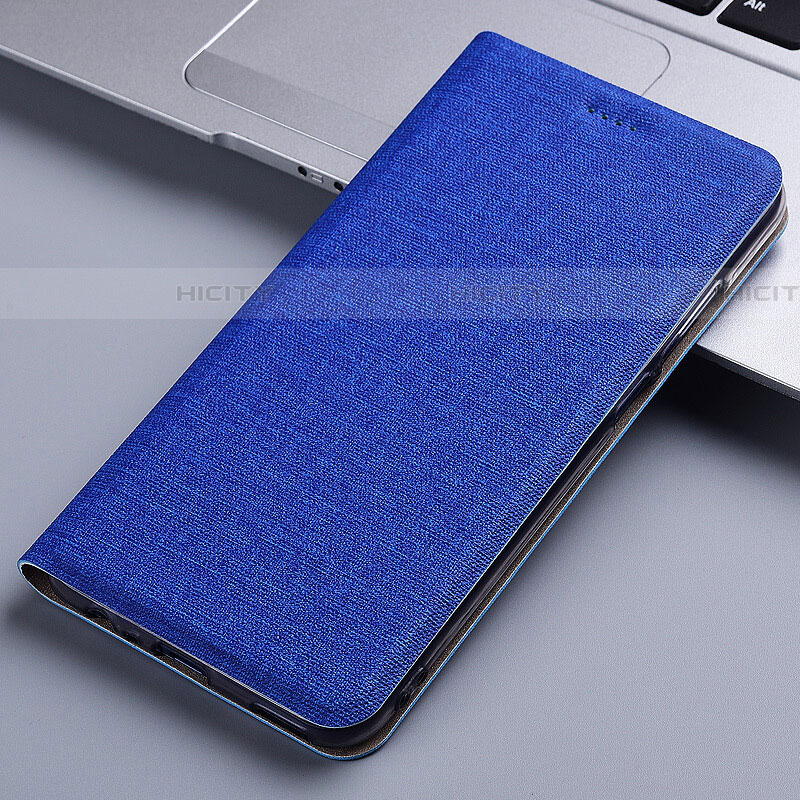 Coque Clapet Portefeuille Livre Tissu pour Samsung Galaxy A81 Plus