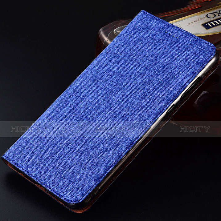 Coque Clapet Portefeuille Livre Tissu pour Samsung Galaxy A9s Plus