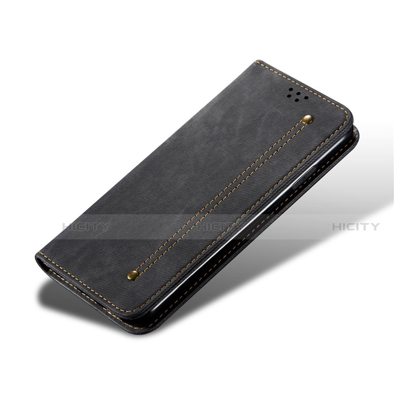 Coque Clapet Portefeuille Livre Tissu pour Samsung Galaxy S20 5G Plus