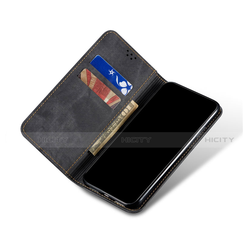 Coque Clapet Portefeuille Livre Tissu pour Samsung Galaxy S20 Plus Plus