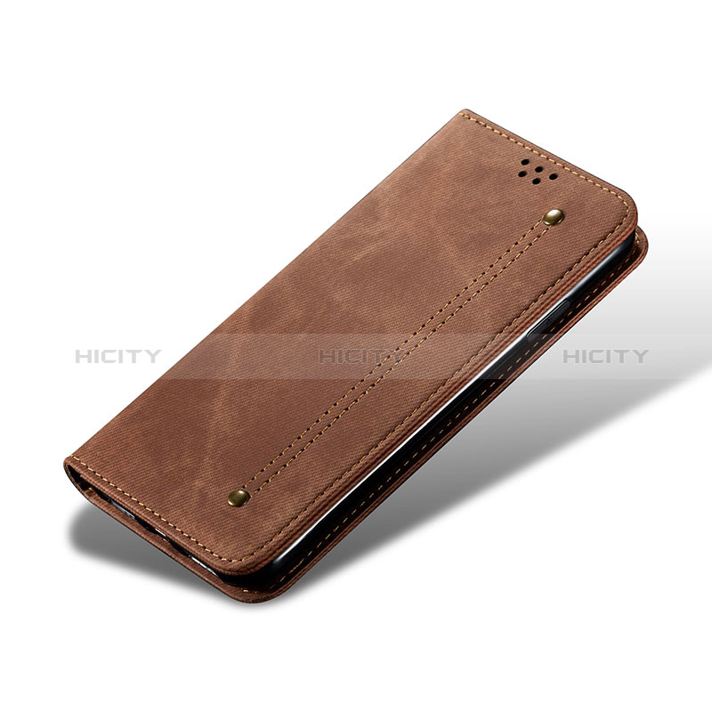 Coque Clapet Portefeuille Livre Tissu pour Xiaomi Redmi Note 10 Pro 4G Plus
