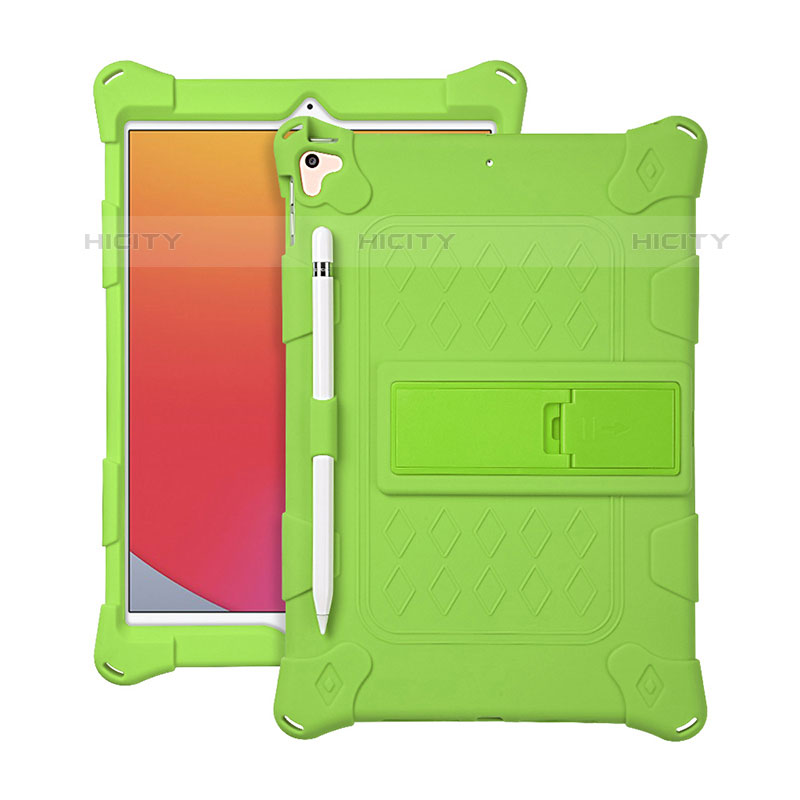 Coque Contour Silicone et Plastique Housse Etui Mat avec Support H01 pour Apple iPad Air 3 Plus