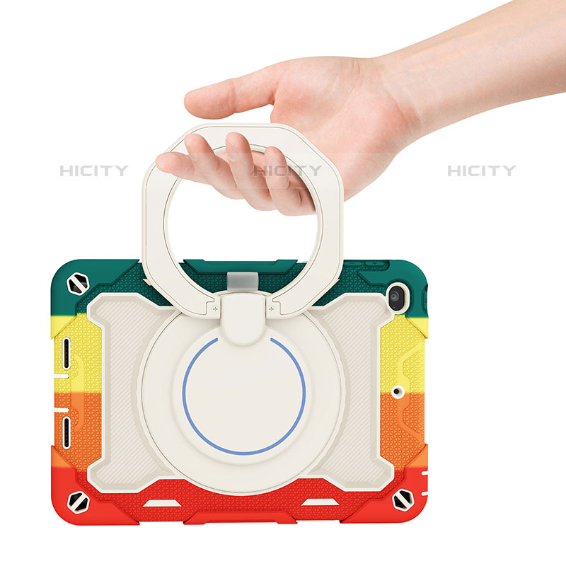 Coque Contour Silicone et Plastique Housse Etui Mat avec Support L02 pour Apple iPad Mini 5 (2019) Plus