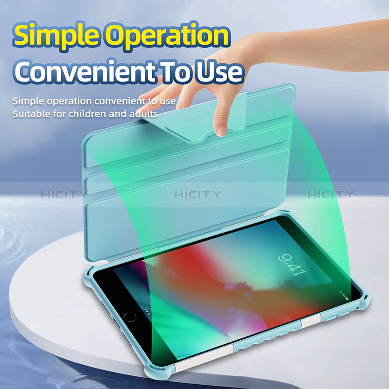 Coque Contour Silicone et Plastique Housse Etui Mat avec Support L04 pour Apple iPad Mini 4 Plus