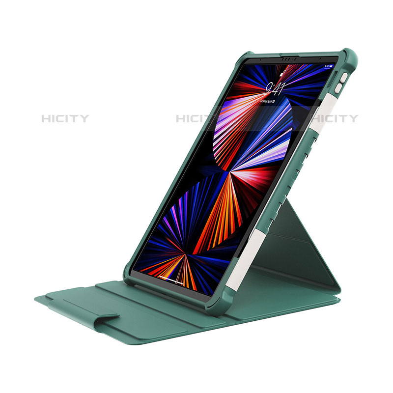 Coque Contour Silicone et Plastique Housse Etui Mat avec Support L04 pour Apple iPad Pro 12.9 (2020) Plus