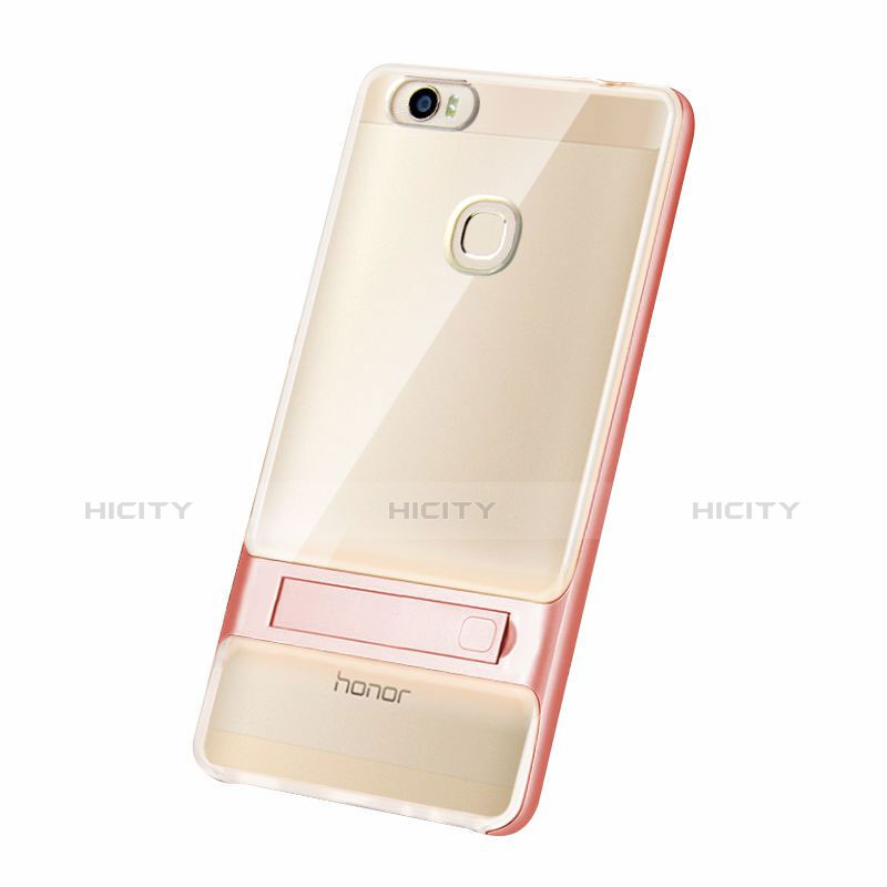 Coque Contour Silicone et Plastique Housse Etui Mat avec Support pour Huawei Honor Note 8 Plus