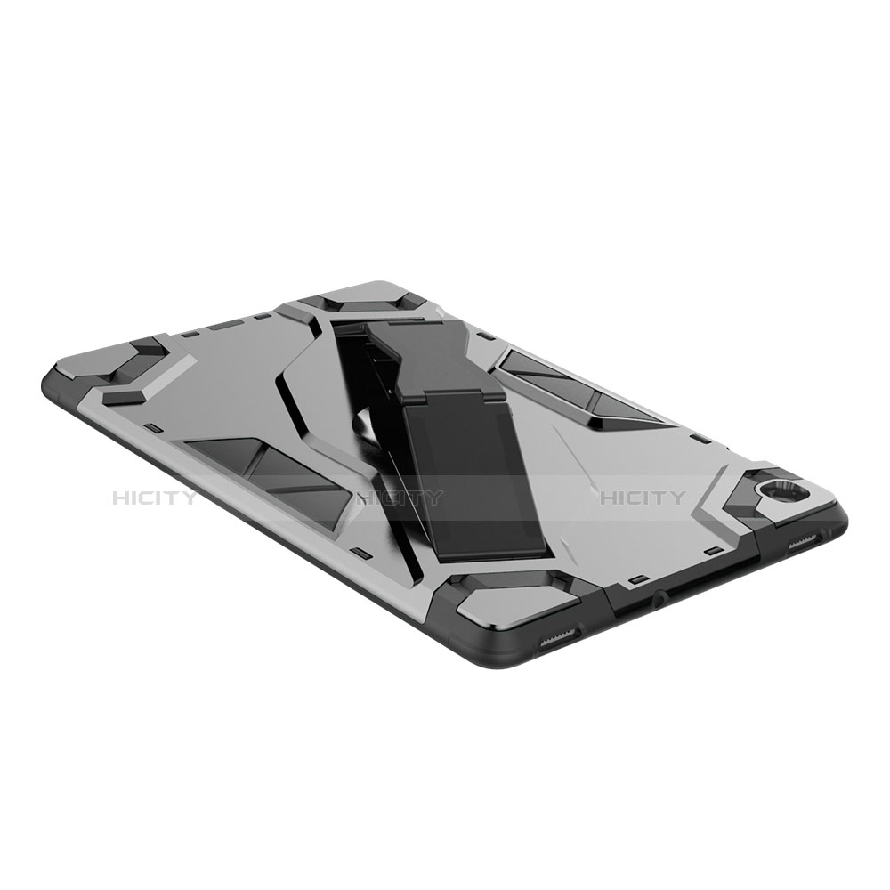 Coque Contour Silicone et Plastique Housse Etui Mat avec Support pour Samsung Galaxy Tab S5e 4G 10.5 SM-T725 Plus