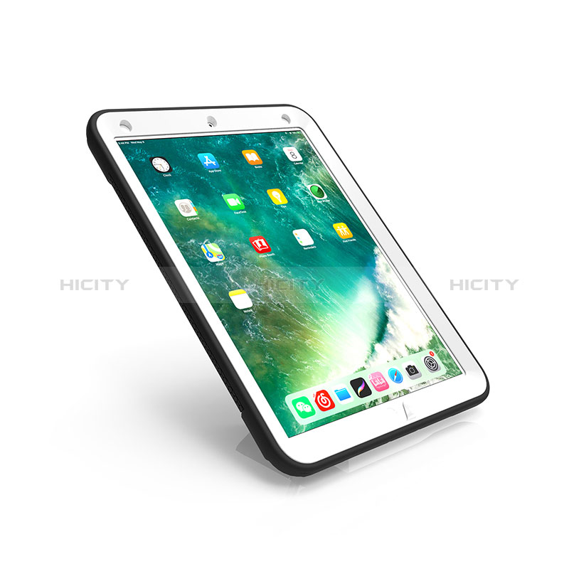 Coque Contour Silicone et Plastique Housse Etui Mat avec Support YJ1 pour Apple iPad Mini Plus
