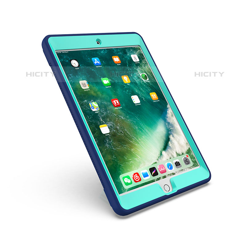 Coque Contour Silicone et Plastique Housse Etui Mat avec Support YJ2 pour Apple iPad 10.2 (2020) Plus