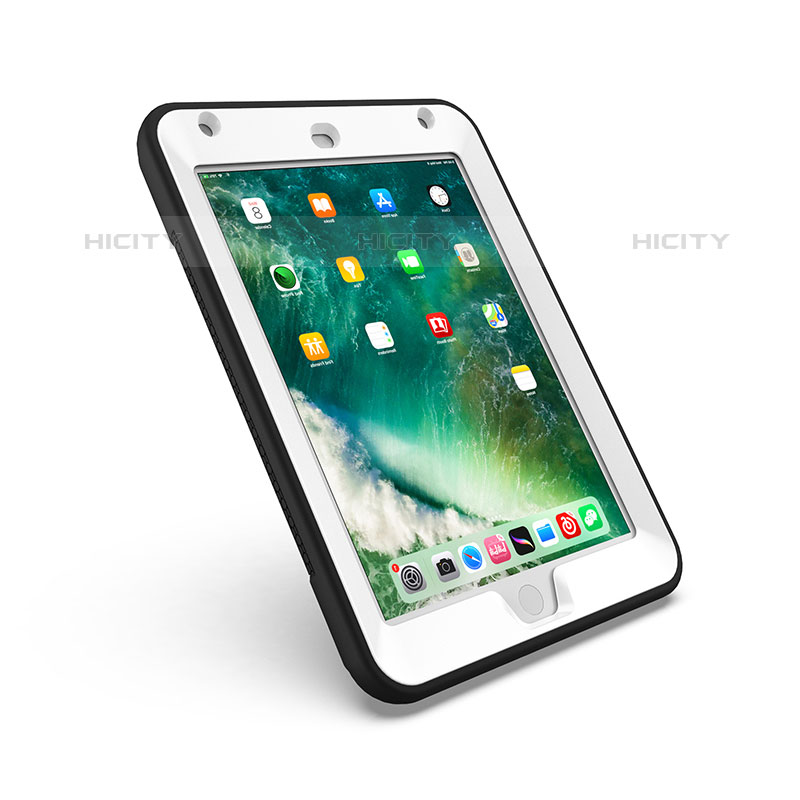 Coque Contour Silicone et Plastique Housse Etui Mat avec Support YJ2 pour Apple iPad Mini 4 Plus
