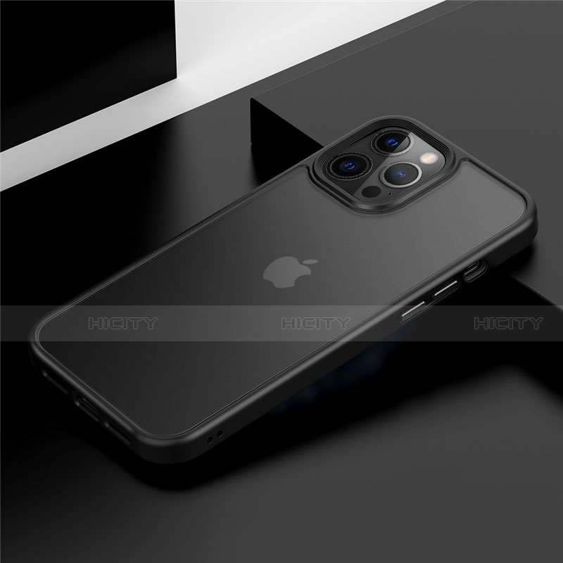 Coque Contour Silicone et Plastique Housse Etui Mat N01 pour Apple iPhone 12 Pro Max Plus