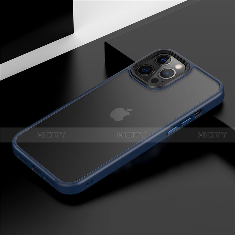 Coque Contour Silicone et Plastique Housse Etui Mat N01 pour Apple iPhone 12 Pro Plus