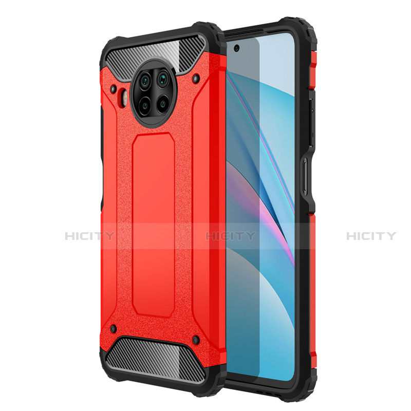 Coque Contour Silicone et Plastique Housse Etui Mat R01 pour Xiaomi Mi 10T Lite 5G Rouge Plus