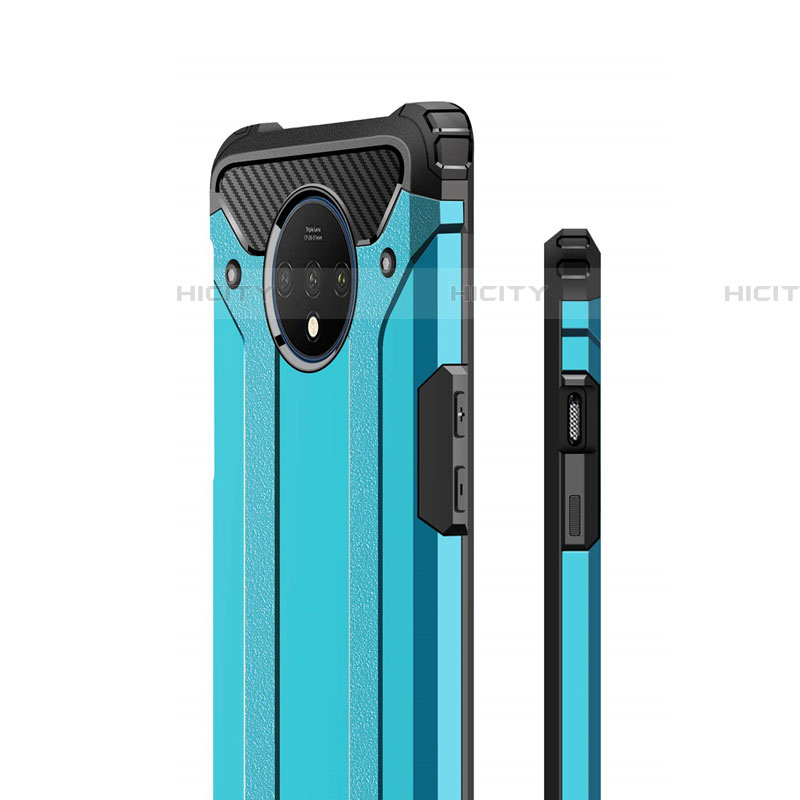 Coque Contour Silicone et Plastique Housse Etui Mat R02 pour OnePlus 7T Plus