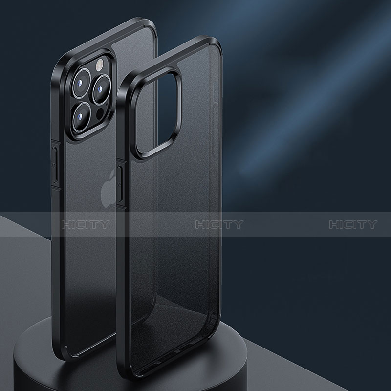 Coque Contour Silicone et Plastique Housse Etui Mat U04 pour Apple iPhone 15 Plus Plus