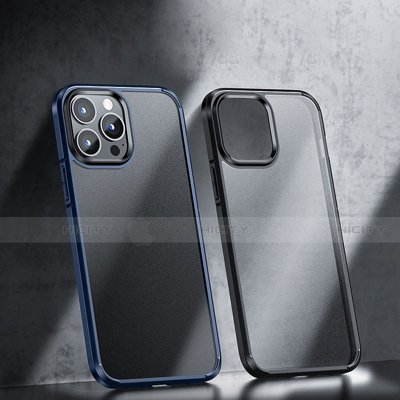 Coque Contour Silicone et Plastique Housse Etui Mat U04 pour Apple iPhone 15 Plus Plus