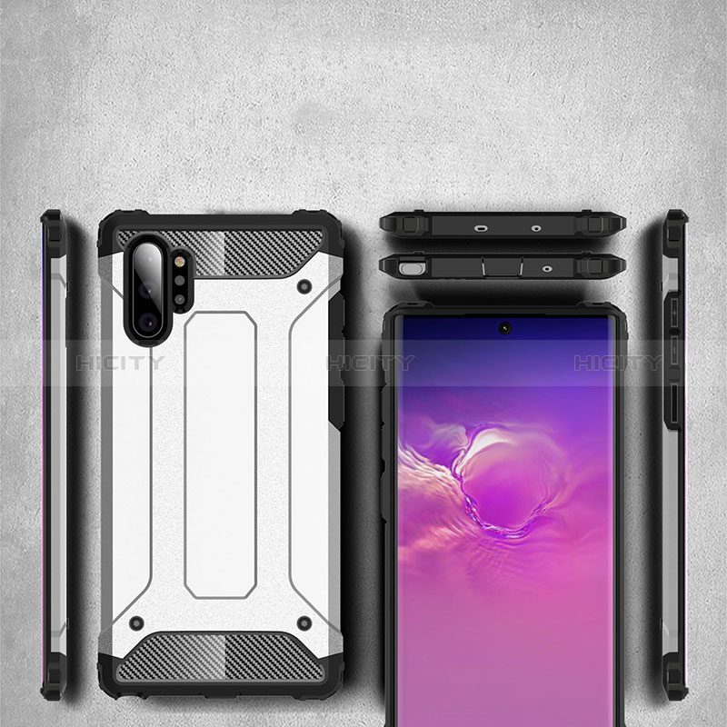 Coque Contour Silicone et Plastique Housse Etui Mat WL1 pour Samsung Galaxy Note 10 Plus 5G Plus