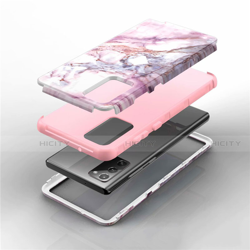 Coque Contour Silicone et Plastique Housse Etui Protection Integrale 360 Degres N02 pour Samsung Galaxy Note 20 5G Plus