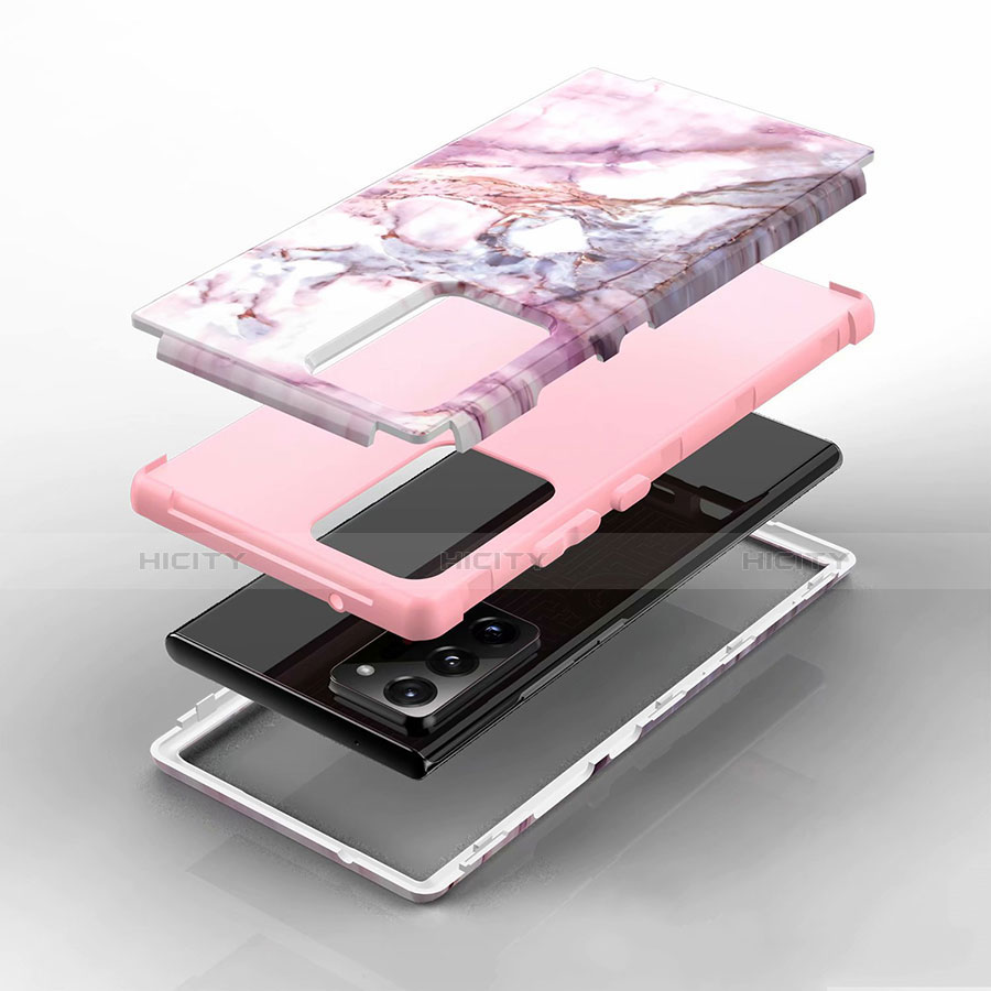 Coque Contour Silicone et Plastique Housse Etui Protection Integrale 360 Degres N02 pour Samsung Galaxy Note 20 Ultra 5G Plus