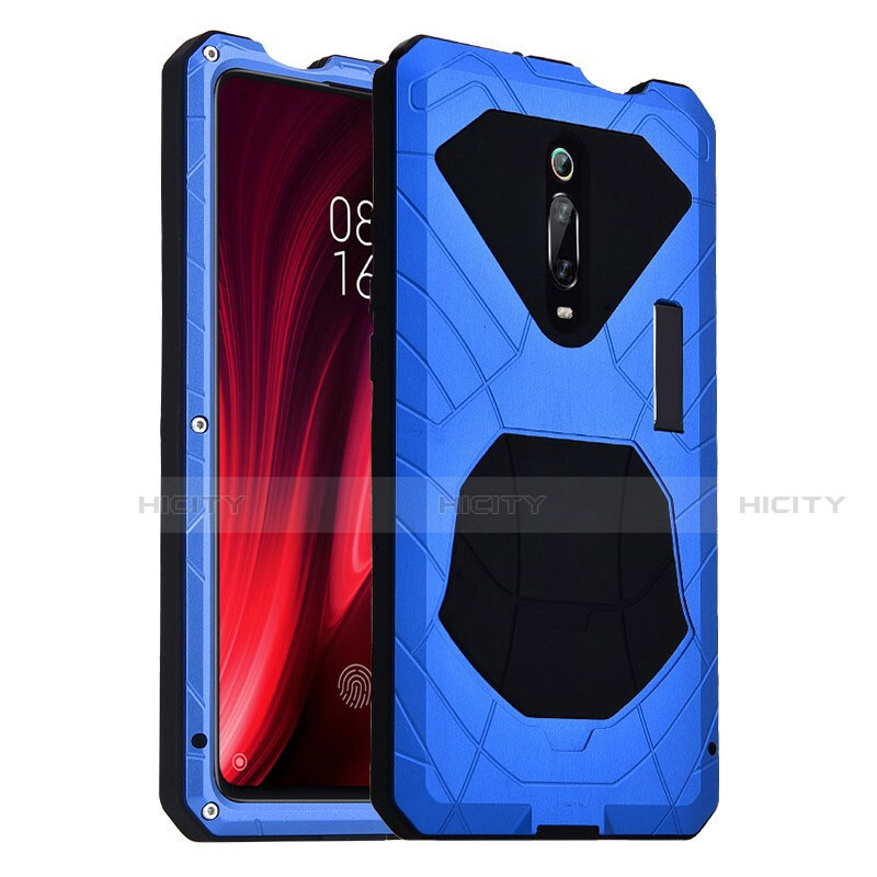 Coque Contour Silicone et Plastique Housse Etui Protection Integrale 360 Degres R01 pour Xiaomi Redmi K20 Bleu Plus