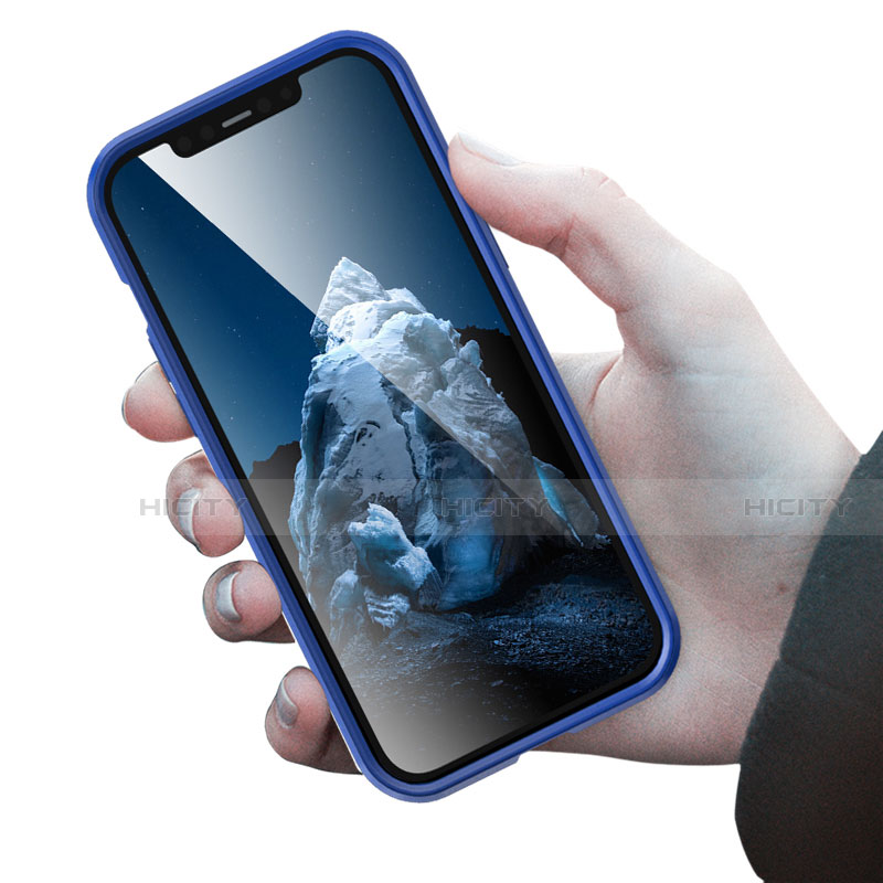 Coque Contour Silicone et Plastique Housse Etui Protection Integrale 360 Degres R05 pour Apple iPhone 12 Pro Max Plus