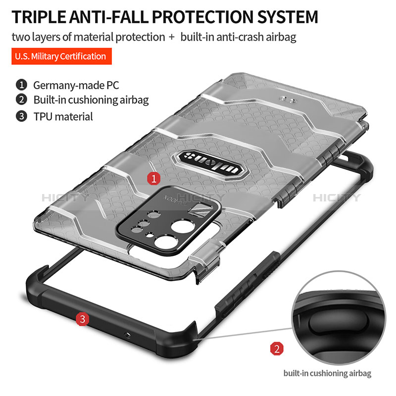 Coque Contour Silicone et Plastique Housse Etui Protection Integrale 360 Degres WL1 pour Samsung Galaxy S20 Ultra 5G Plus