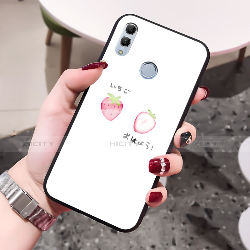 Coque Contour Silicone et Vitre Amour Coeur Miroir Etui Housse pour Huawei Honor 10 Lite Plus