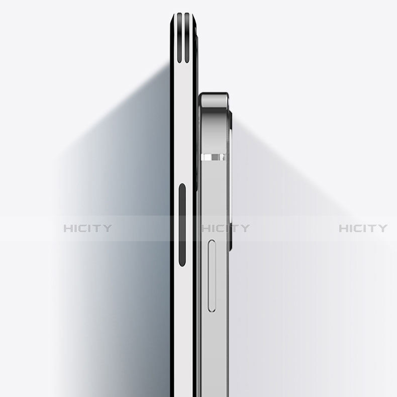 Coque Contour Silicone et Vitre Dos de Fille Miroir Etui Housse pour Apple iPhone 12 Pro Plus