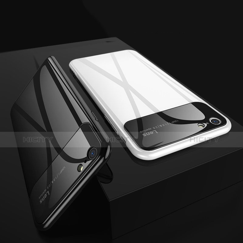 Coque Contour Silicone et Vitre Miroir Housse Etui pour Apple iPhone 6 Plus Plus