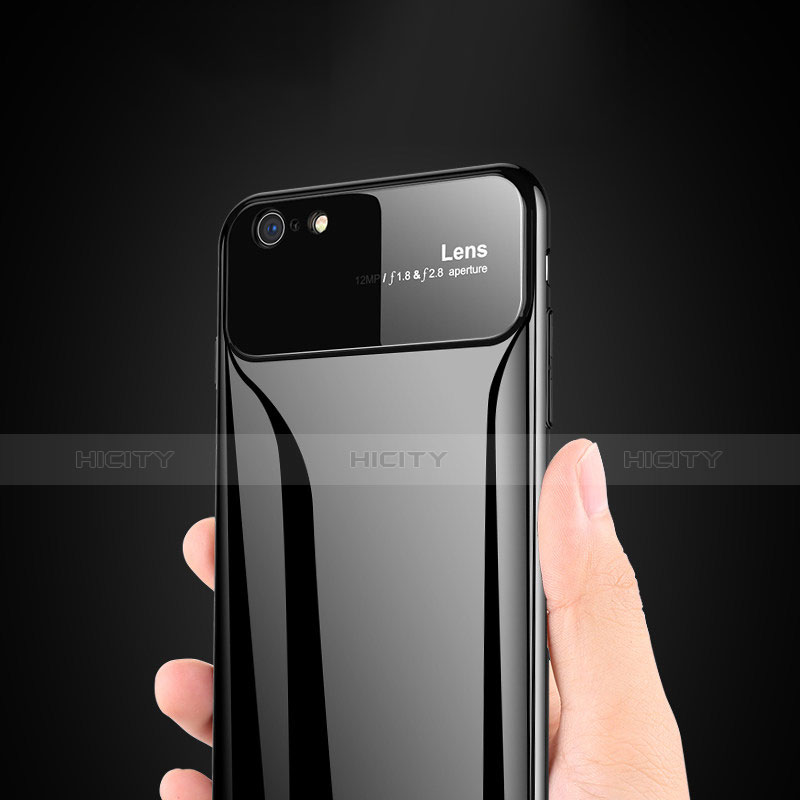 Coque Contour Silicone et Vitre Miroir Housse Etui pour Apple iPhone 6S Plus