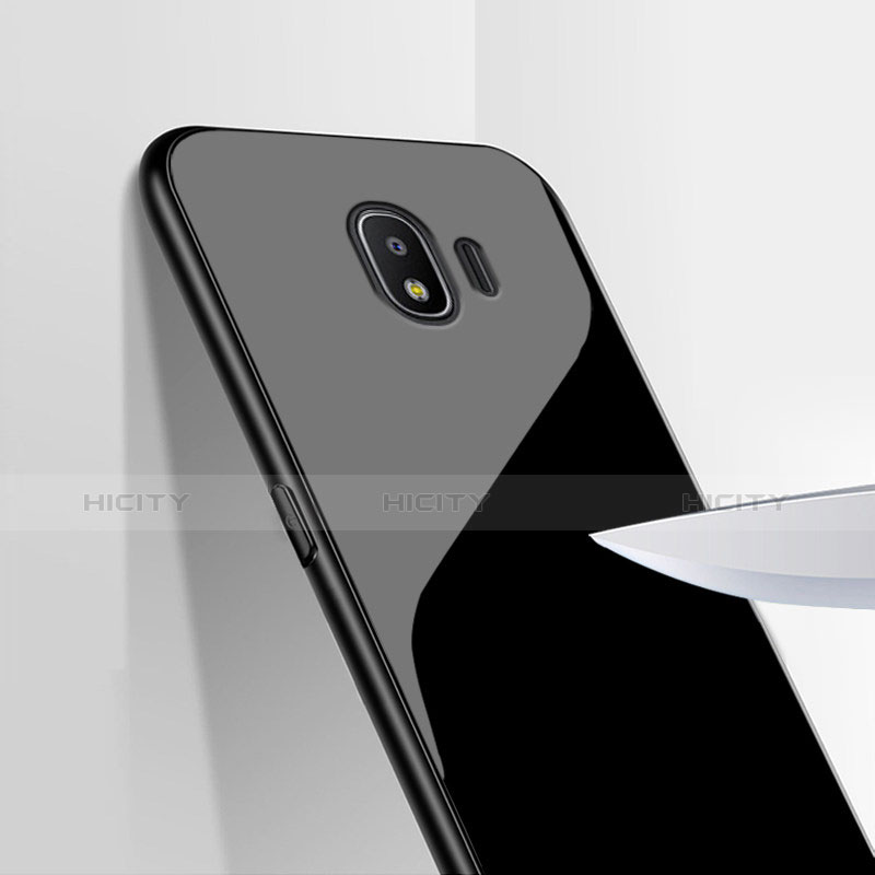 Coque Contour Silicone et Vitre Miroir Housse Etui pour Samsung Galaxy Grand Prime Pro (2018) Plus
