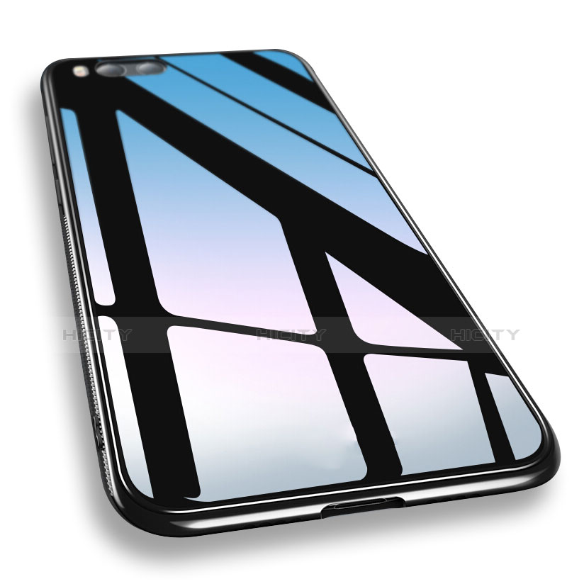 Coque Contour Silicone et Vitre Miroir Housse Etui pour Xiaomi Mi 6 Plus