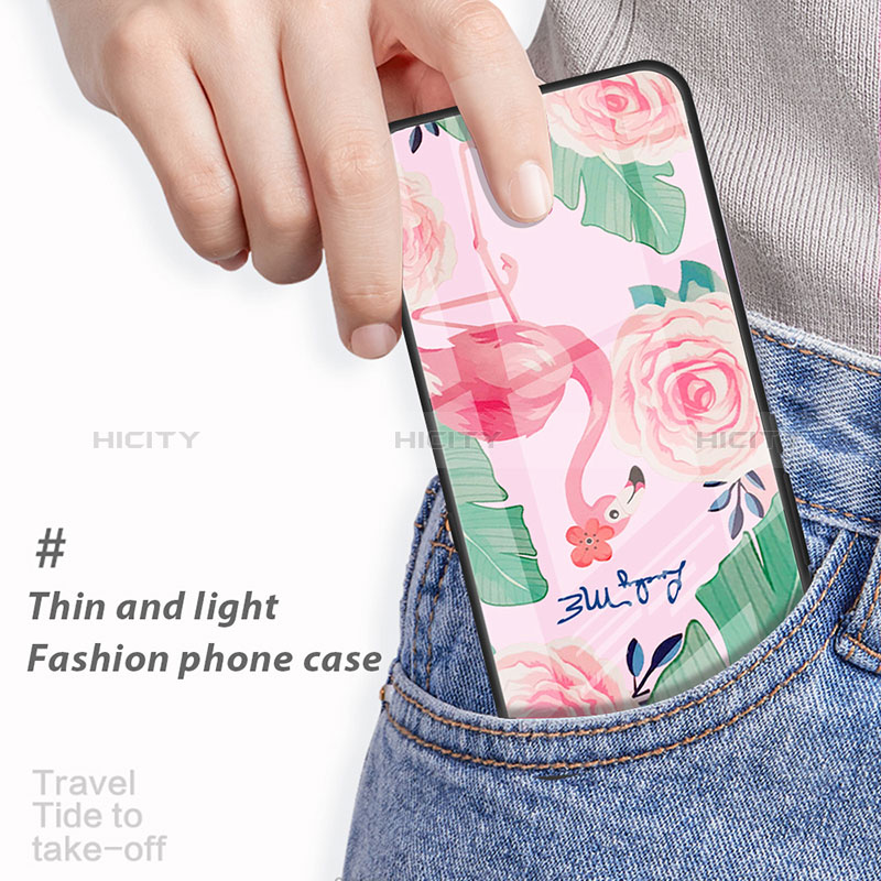 Coque Contour Silicone et Vitre Motif Fantaisie Miroir Etui Housse JM1 pour Xiaomi Redmi A1 Plus Plus