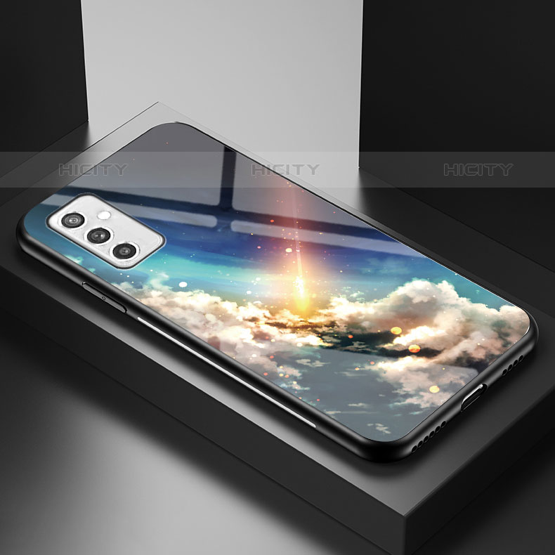 Coque Contour Silicone et Vitre Motif Fantaisie Miroir Etui Housse LS1 pour Samsung Galaxy M52 5G Mixte Plus