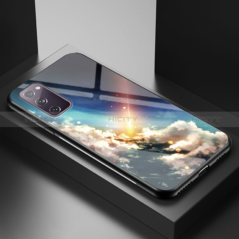 Coque Contour Silicone et Vitre Motif Fantaisie Miroir Etui Housse LS1 pour Samsung Galaxy S20 FE 4G Mixte Plus