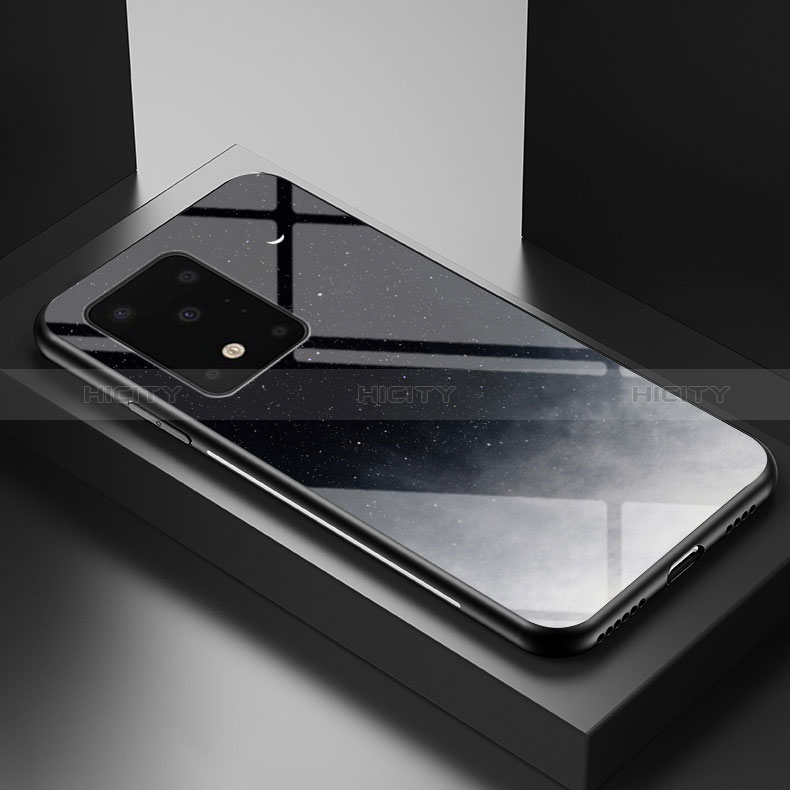 Coque Contour Silicone et Vitre Motif Fantaisie Miroir Etui Housse LS1 pour Samsung Galaxy S20 Plus 5G Plus