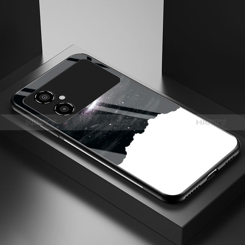Coque Contour Silicone et Vitre Motif Fantaisie Miroir Etui Housse LS1 pour Xiaomi Poco M4 5G Plus